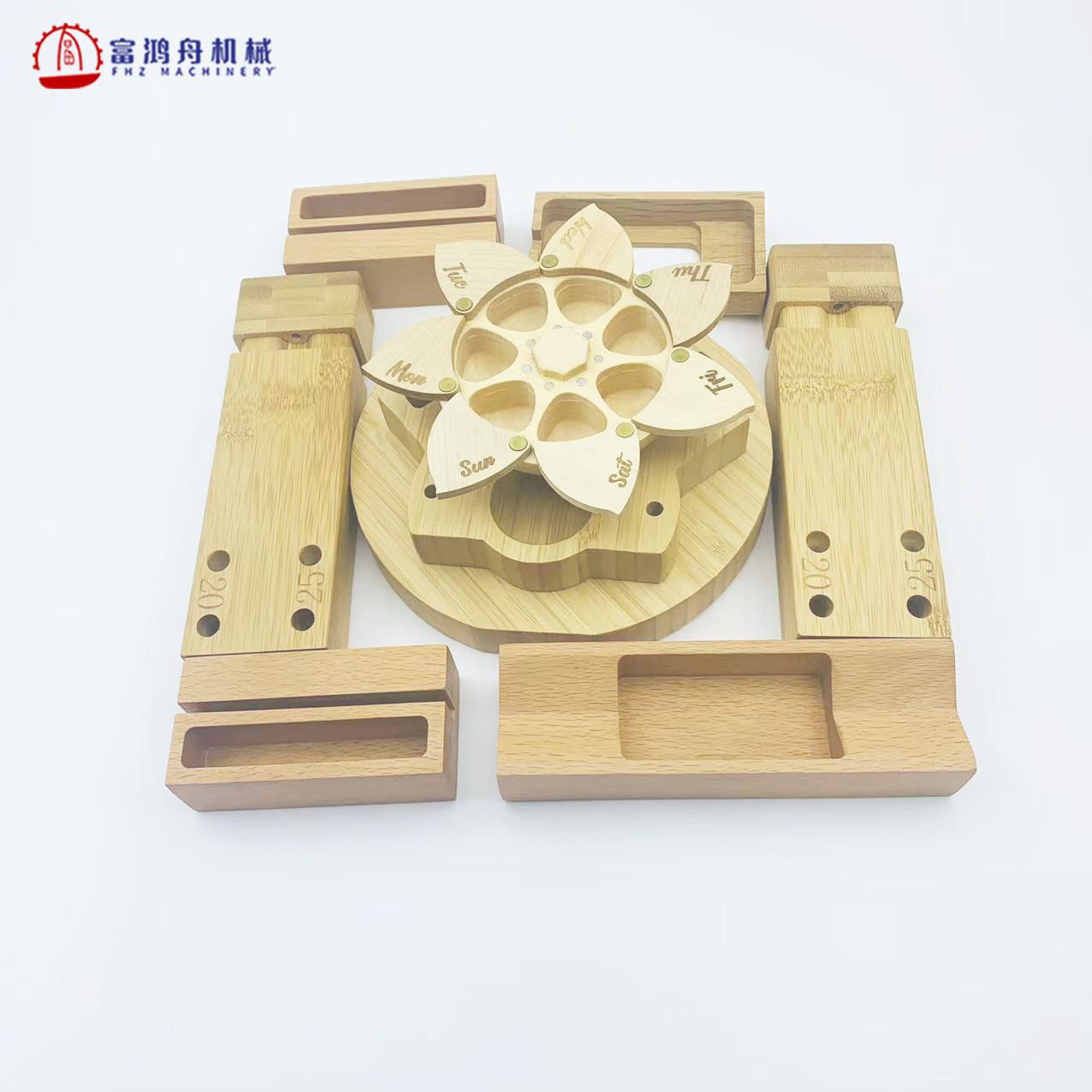 Pieza de madera personalizada de alta calidad que graba artesanías de madera maciza mediante mecanizado de piezas de madera Cnc